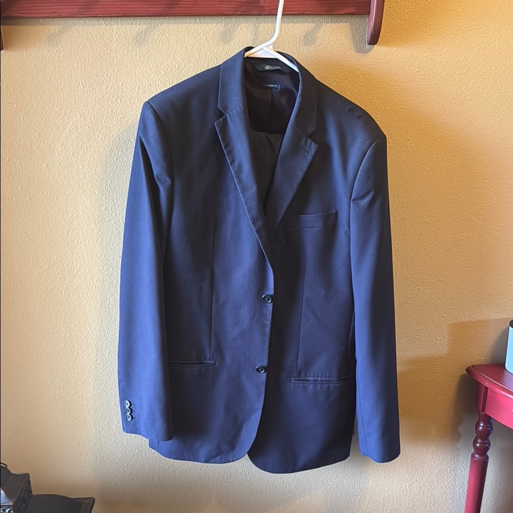 Men's Navy Perry Ellis Suit